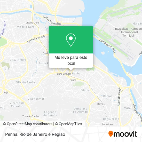 Penha mapa