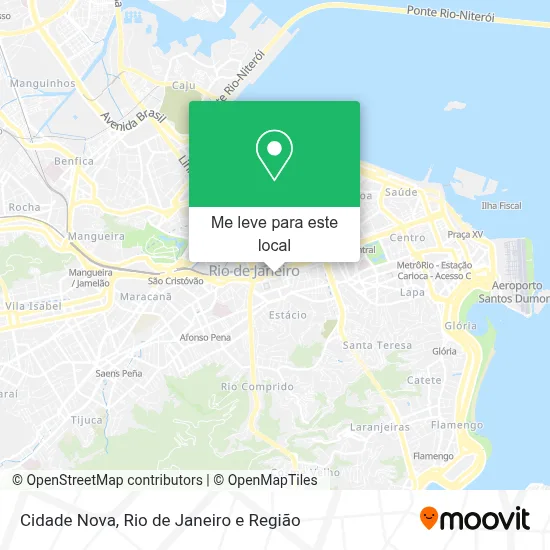 Cidade Nova mapa