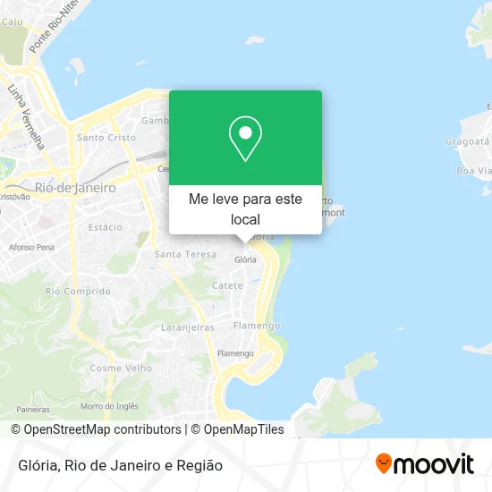 Glória mapa