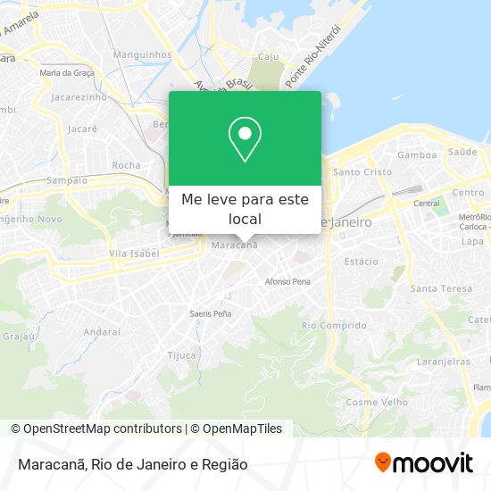 Maracanã mapa