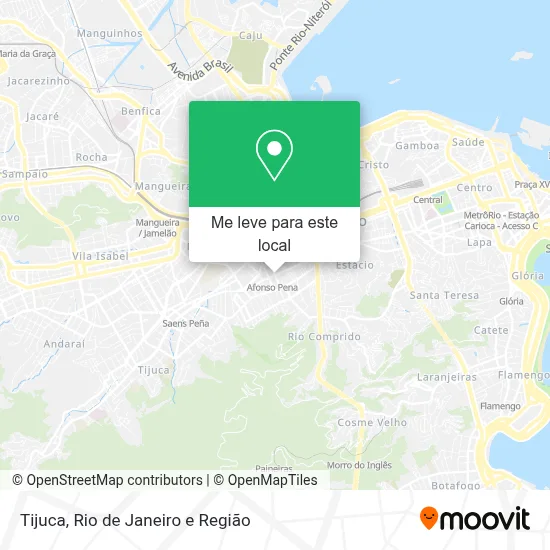 Tijuca mapa