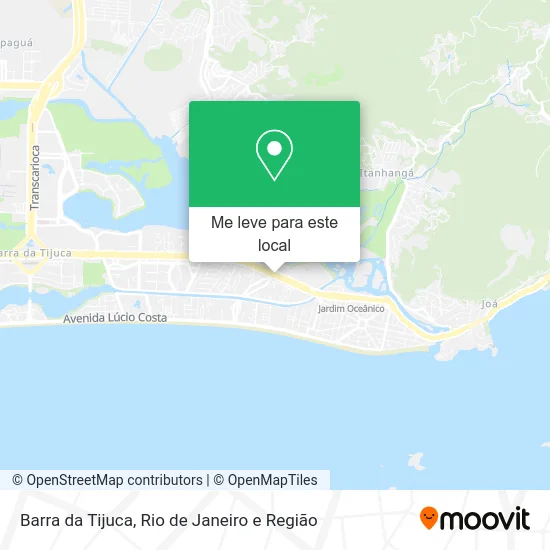 Barra da Tijuca mapa