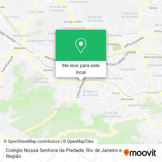 Colégio Nossa Senhora da Piedade mapa