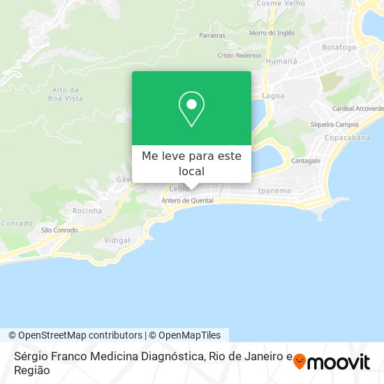 Sérgio Franco Medicina Diagnóstica mapa