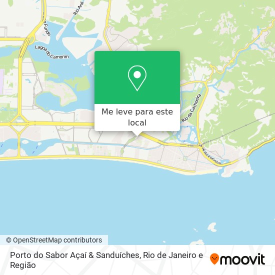 Porto do Sabor Açaí & Sanduíches mapa