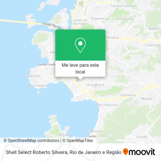 Shell Select Roberto Silveira mapa