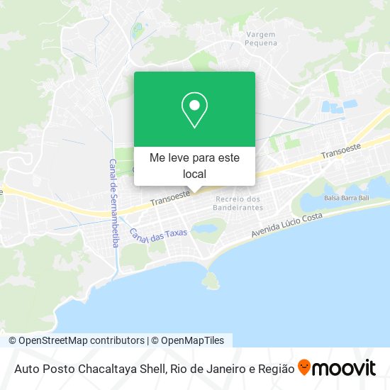 Auto Posto Chacaltaya Shell mapa