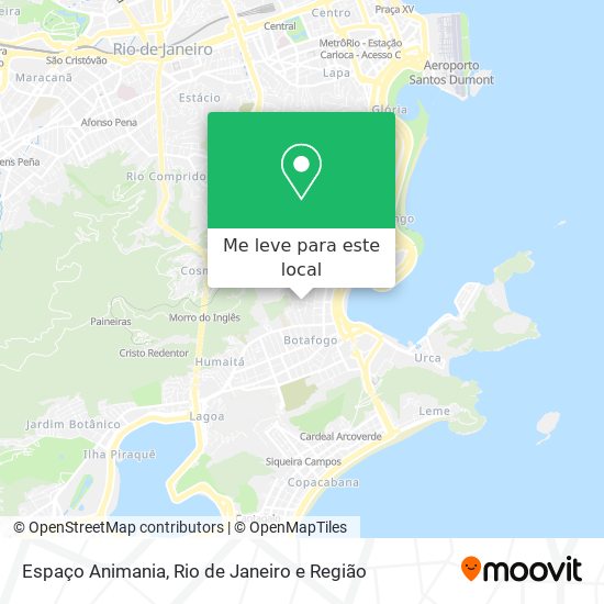 Espaço Animania mapa