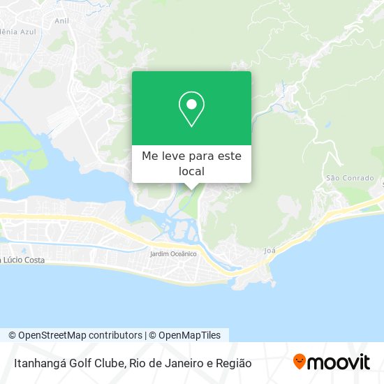 Itanhangá Golf Clube mapa
