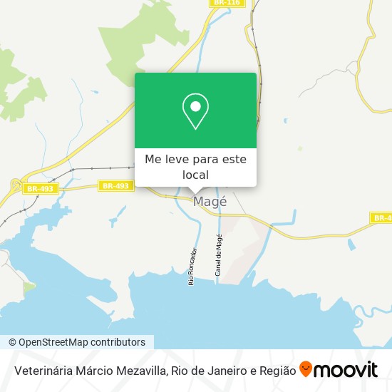Veterinária Márcio Mezavilla mapa