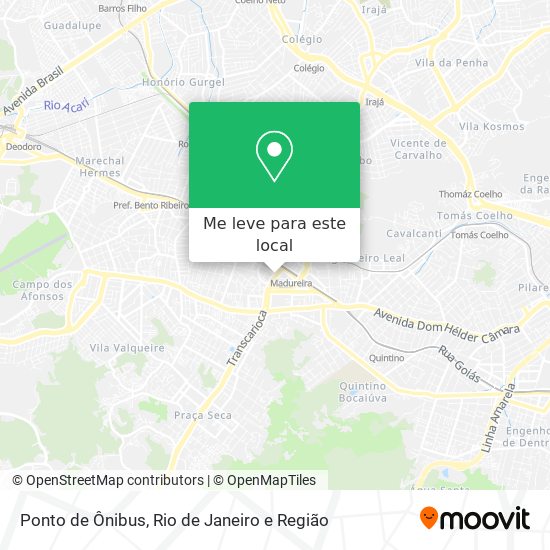 Ponto de Ônibus mapa