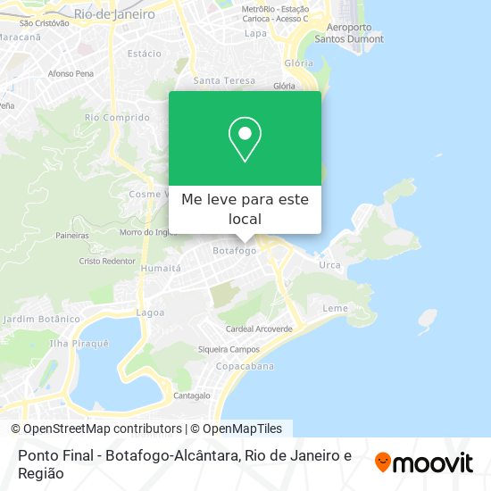 Ponto Final - Botafogo-Alcântara mapa