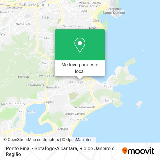 Ponto Final - Botafogo-Alcântara mapa