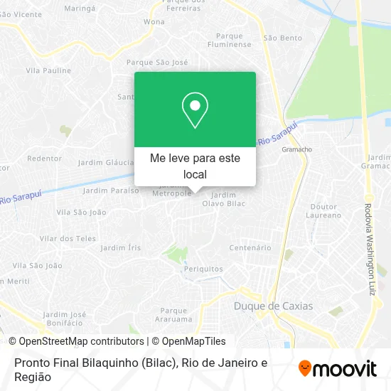 Pronto Final Bilaquinho (Bilac) mapa