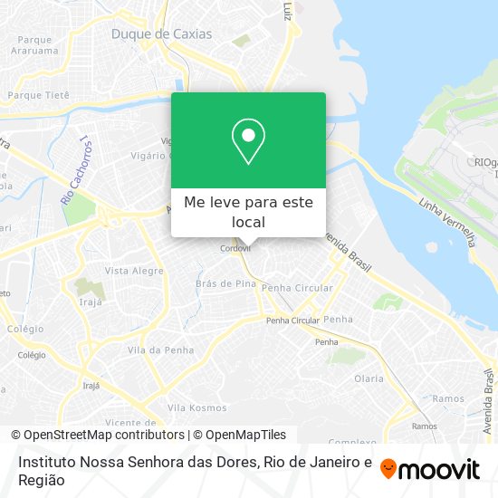 Instituto Nossa Senhora das Dores mapa