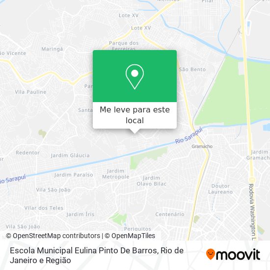 Escola Municipal Eulina Pinto De Barros mapa