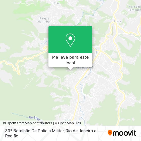30º Batalhão De Polícia Militar mapa