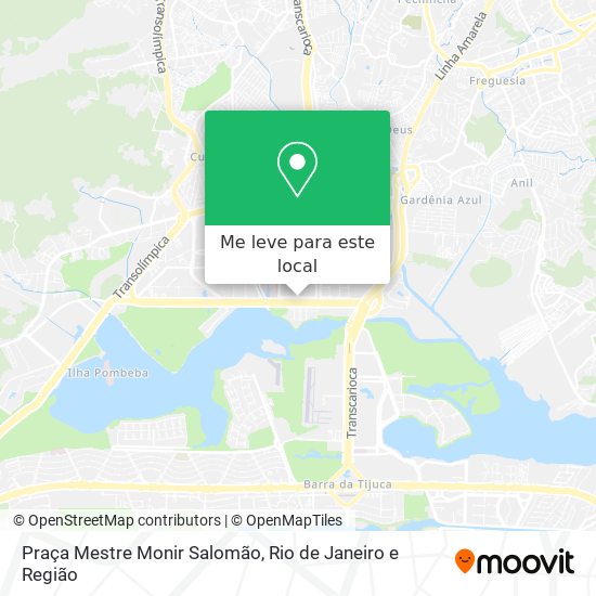 Praça Mestre Monir Salomão mapa