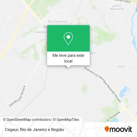 Cegeur mapa