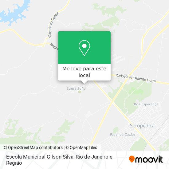 Escola Municipal Gilson Silva mapa