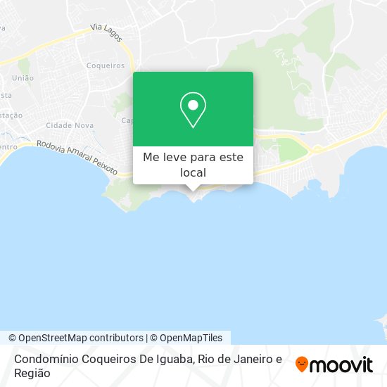 Condomínio Coqueiros De Iguaba mapa