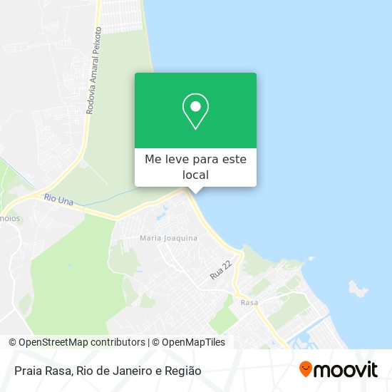 Praia Rasa mapa