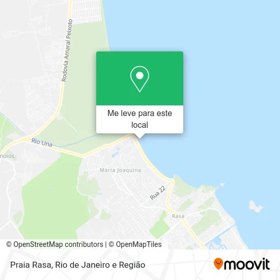 Praia Rasa mapa