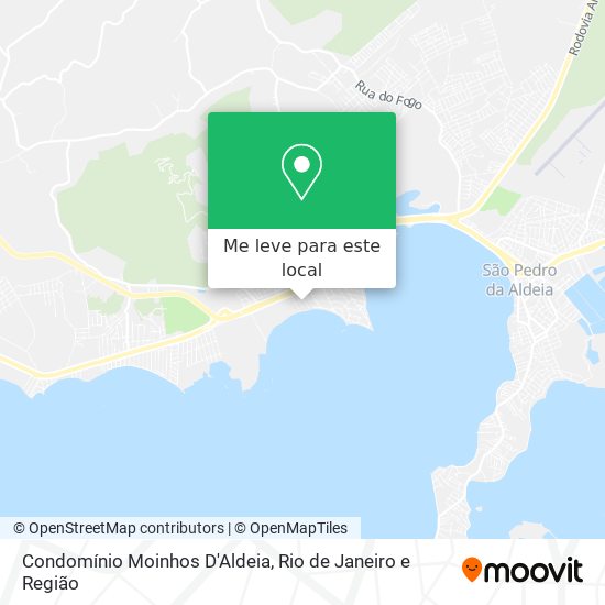 Condomínio Moinhos D'Aldeia mapa