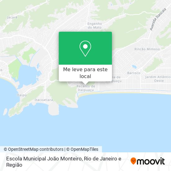 Escola Municipal João Monteiro mapa
