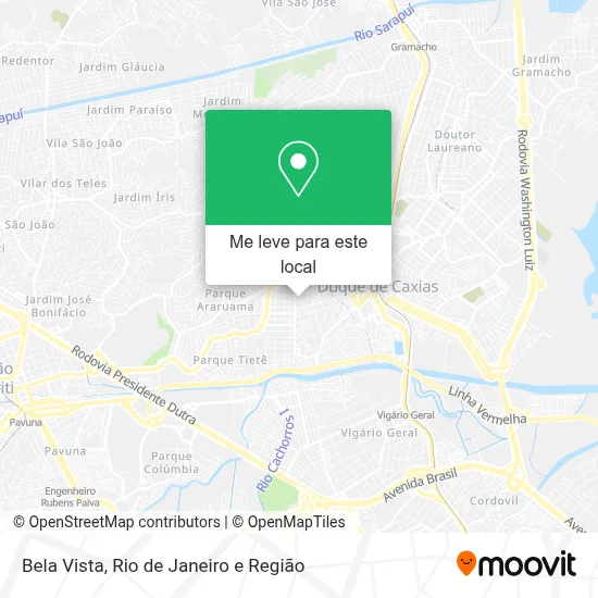 Bela Vista mapa