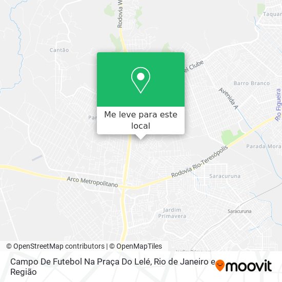 Campo De Futebol Na Praça Do Lelé mapa