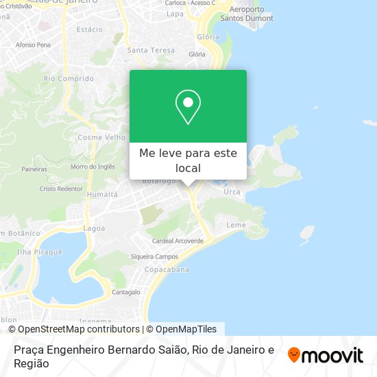 Praça Engenheiro Bernardo Saião mapa