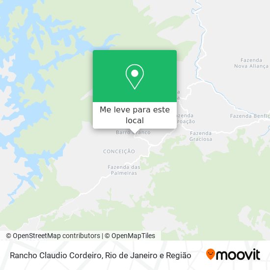 Rancho Claudio Cordeiro mapa