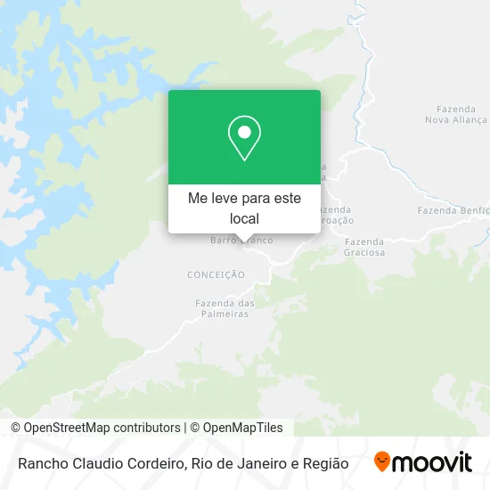 Rancho Claudio Cordeiro mapa