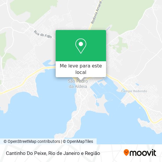 Cantinho Do Peixe mapa