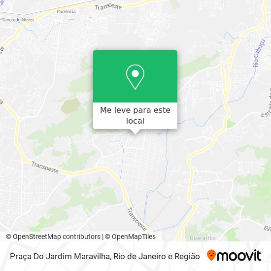 Praça Do Jardim Maravilha mapa