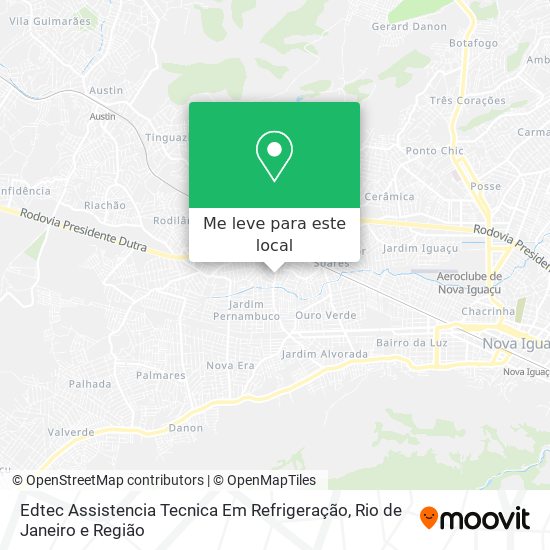 Edtec Assistencia Tecnica Em Refrigeração mapa