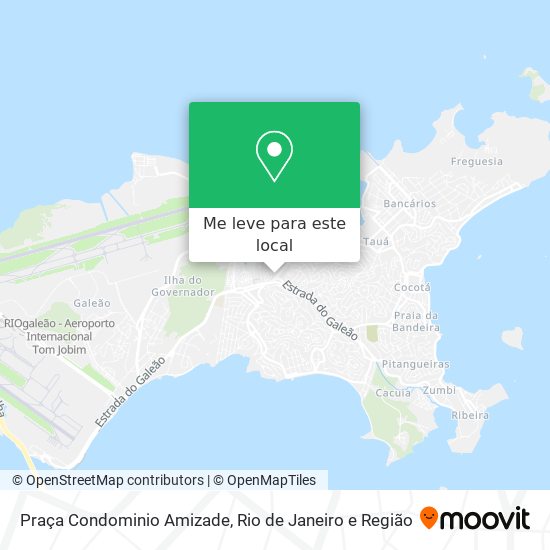 Praça Condominio Amizade mapa