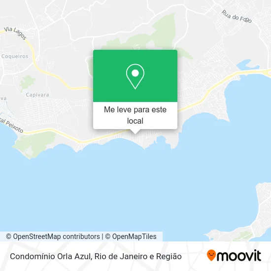 Condomínio Orla Azul mapa