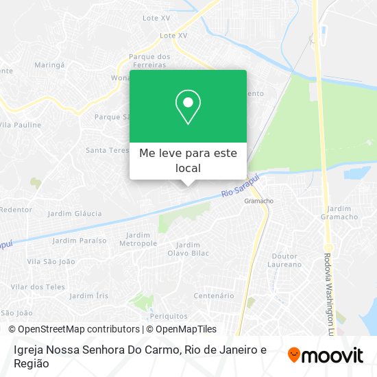 Igreja Nossa Senhora Do Carmo mapa
