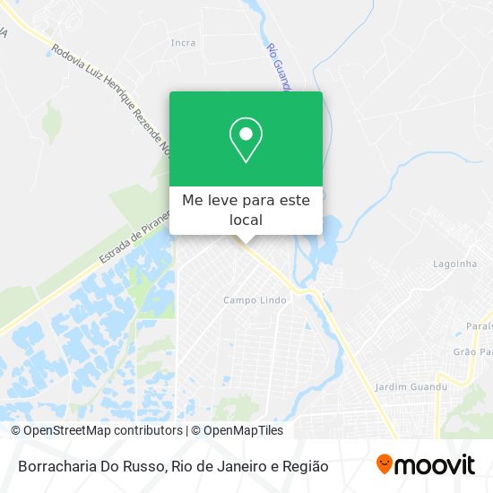 Borracharia Do Russo mapa