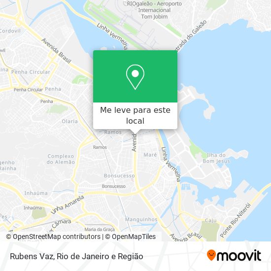 Rubens Vaz mapa