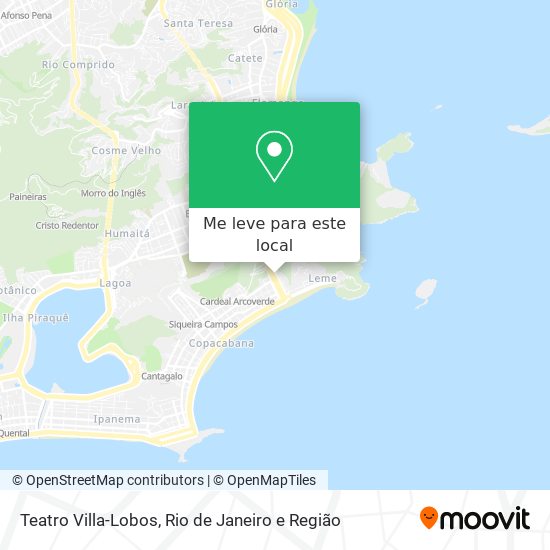 Teatro Villa-Lobos mapa