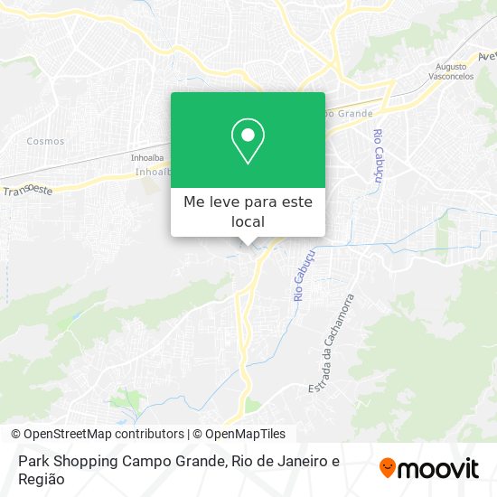 Park Shopping Campo Grande mapa