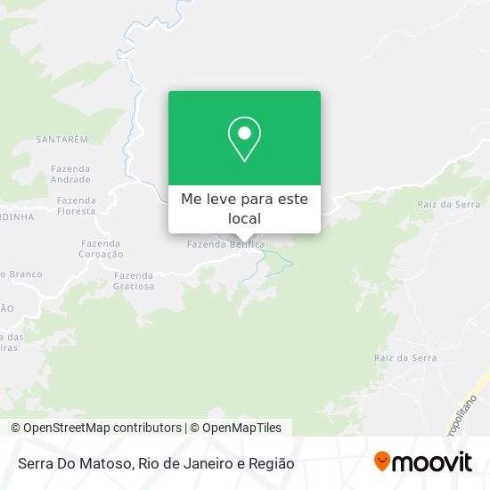 Serra Do Matoso mapa