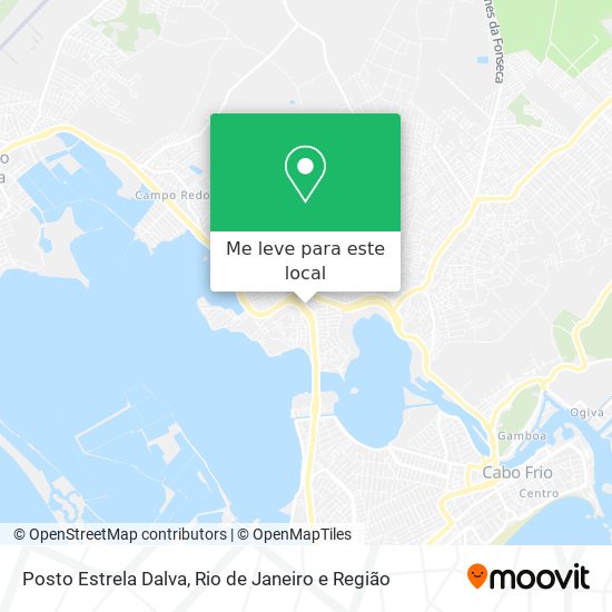 Posto Estrela Dalva mapa