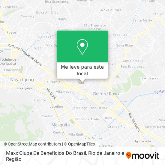Maxx Clube De Benefícios Do Brasil mapa