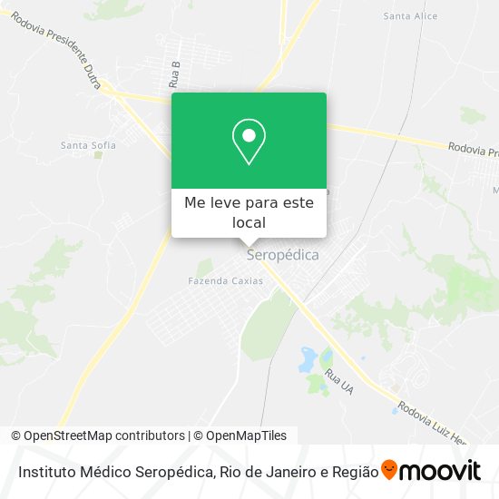 Instituto Médico Seropédica mapa
