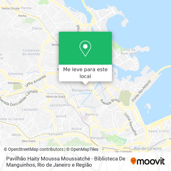 Pavilhão Haity Moussa Moussatché - Biblioteca De Manguinhos mapa