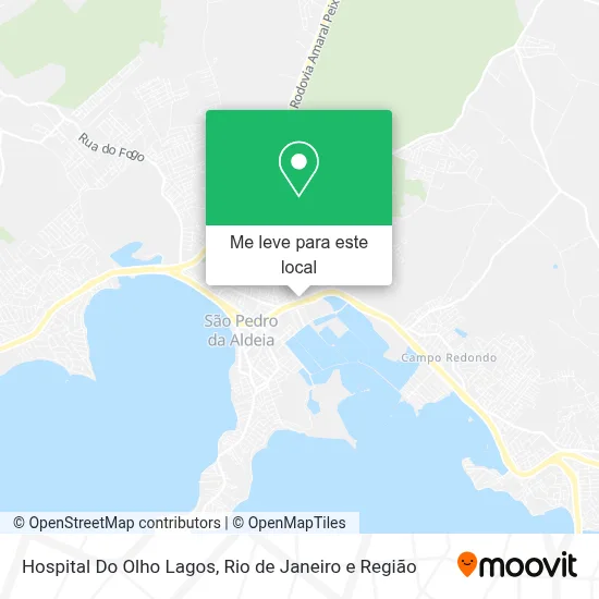 Hospital Do Olho Lagos mapa